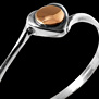 Anillo corazon con detalles en oro 