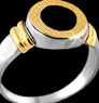 ANILLO CON GUARDA GRECA